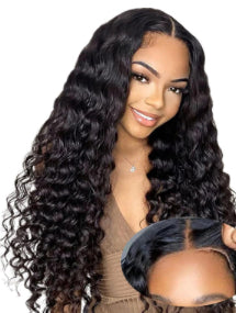 22 inch glueless wig 13x4 water waves