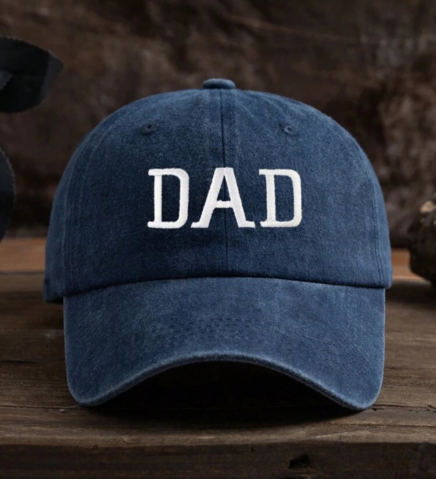 1pc Men Outdoor Casual Fashion Dad Letter Embroidered Personality All Season Soft Breathable Adjustable Baseball Cap, Suitable For Daily Matching