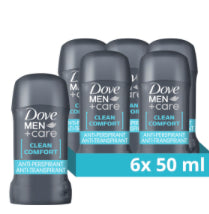 Dove Men Care Clean Comfort Anti-Perspirant Stick Men's Deodorant with ¼ moisturising cream for 48 hour protection