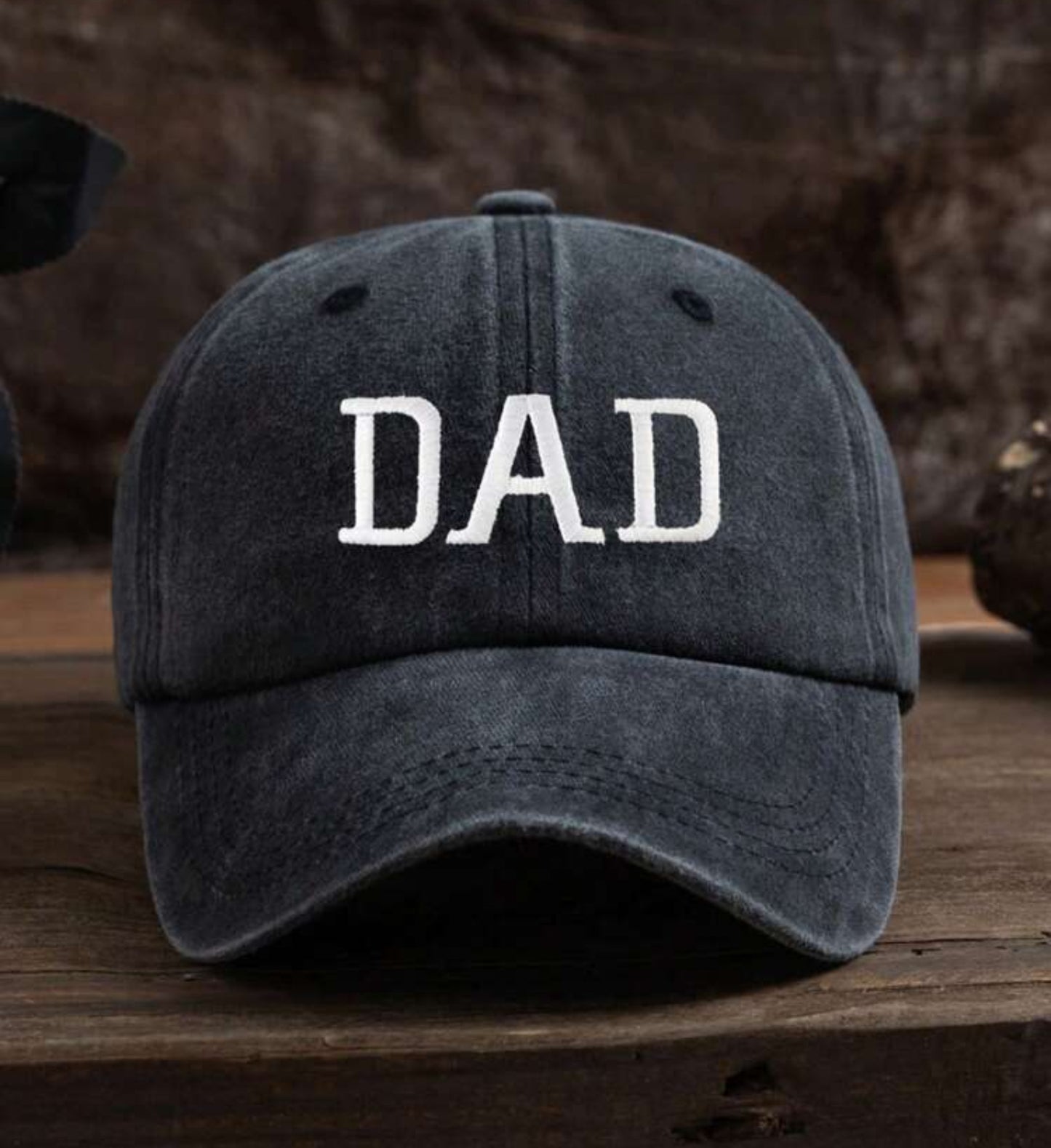 1pc Men Outdoor Casual Fashion Dad Letter Embroidered Personality All Season Soft Breathable Adjustable Baseball Cap, Suitable For Daily Matching