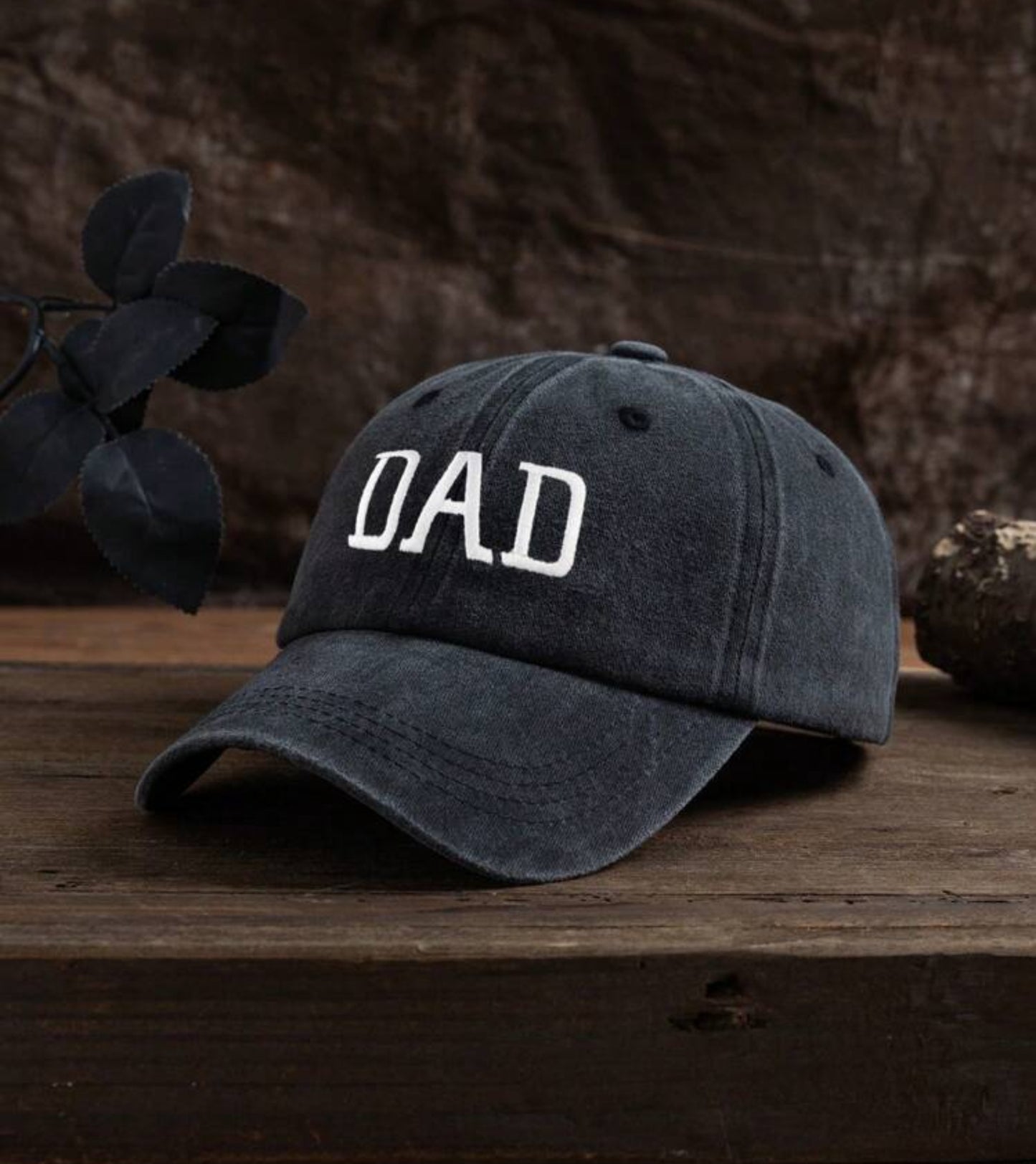 1pc Men Outdoor Casual Fashion Dad Letter Embroidered Personality All Season Soft Breathable Adjustable Baseball Cap, Suitable For Daily Matching